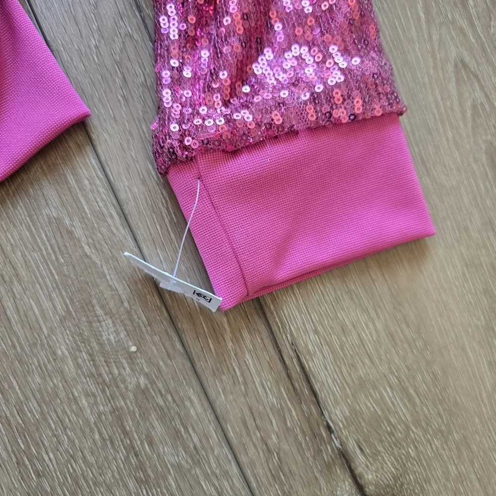 Splash Girls Sequin Zipper Coat Jacket